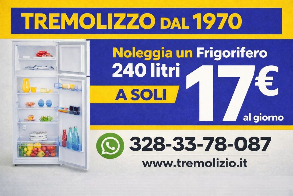 NOLEGGIA IL TUO FRIGORIFERO